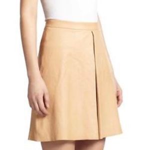 Alice & Olivia leather mini skirt
